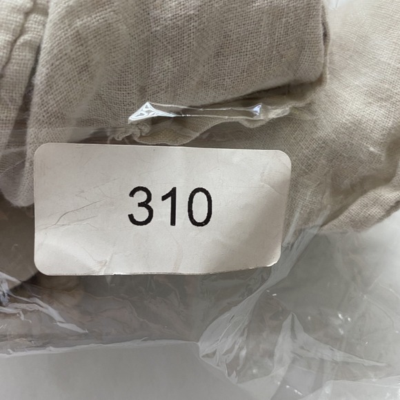 2/$30 Zara Blouse Top Shirt Sz XS Beige 100% Linen Boxy Coastal Lagenlook - Picture 10 of 10